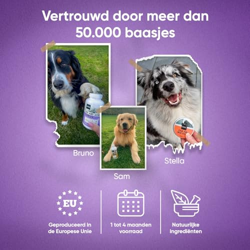 Heup en Gewrichten Complex voor Honden en Katten - Met Glucosamine, Chondroïtine, Kurkuma en MSM - Verlicht gewrichtspijn en ondersteunt mobiliteit - 120 kauwsnacks voor 4 maanden - Van animigo - Afbeelding 5