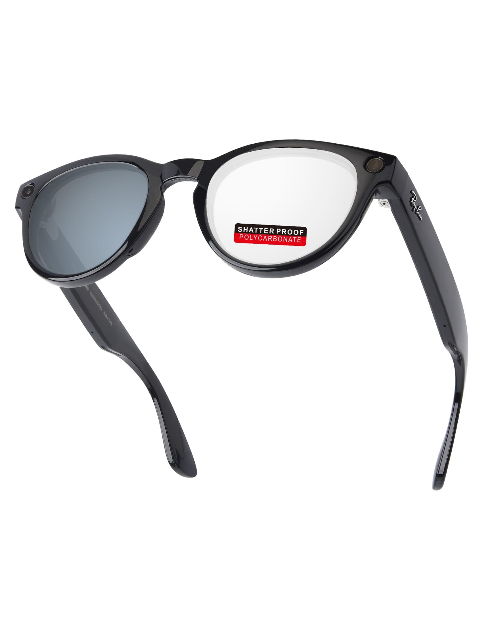 Lentes de repuesto PRO+ de policarbonato no polarizados para gafas de sol Ray-Ban Meta Headliner RW4009 de 50 mm, titanio Eclipse fotocromático