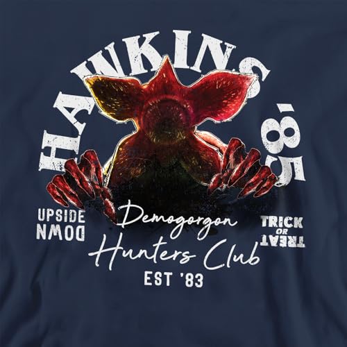 Sweatshirt Stranger Things unisexe navy pull-over confortable taille adulte - 3