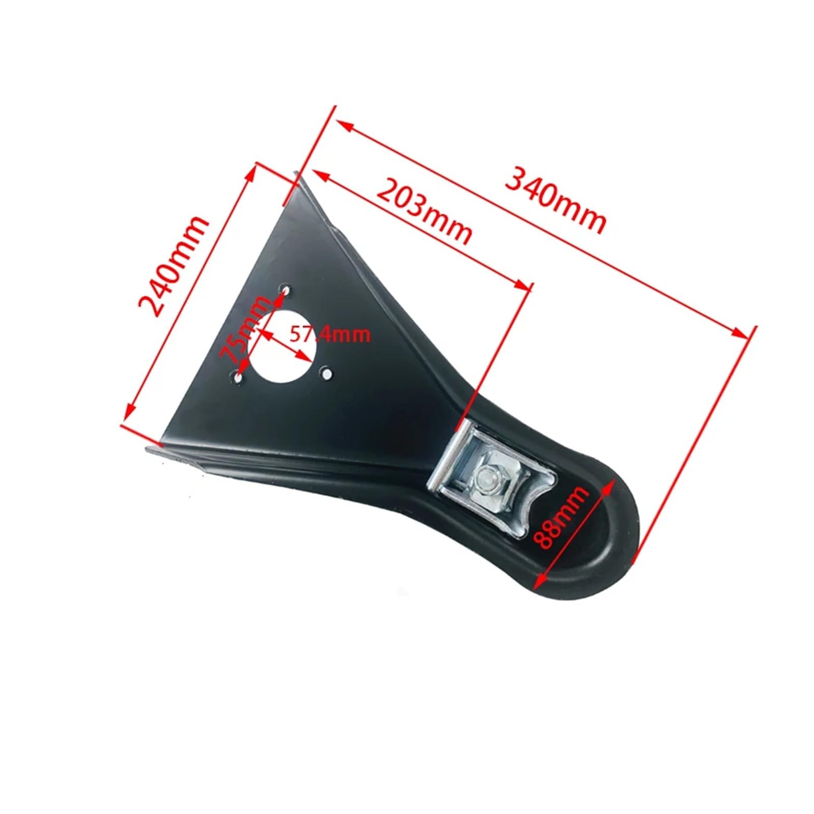 2"Ball A-Frame Trailer Coupler Hitch Couping Parts Camper Caravan parts Accessories(Zinc)