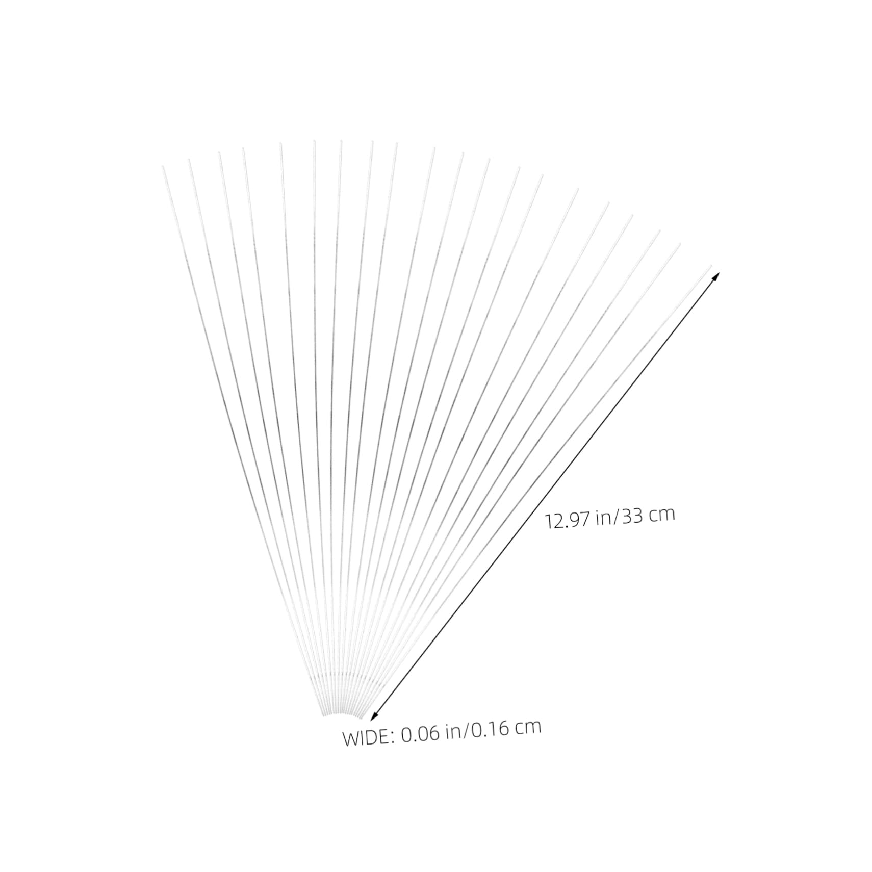 PRETYZOOM Welding Materials 20pcs Low Temperature Aluminum Welding Rods 6mm x 33cm Filler Rod No Flux Required
