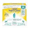 Tidy Cats Free & Clean Cat Litter, LightWeight Unscented Multi-Cat - 5.44 kg Box