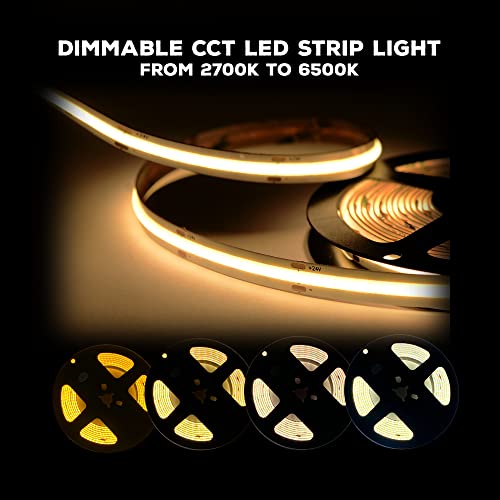 Tira LED COB 24V 5m 2700K-6500K Regulable miniatura 3