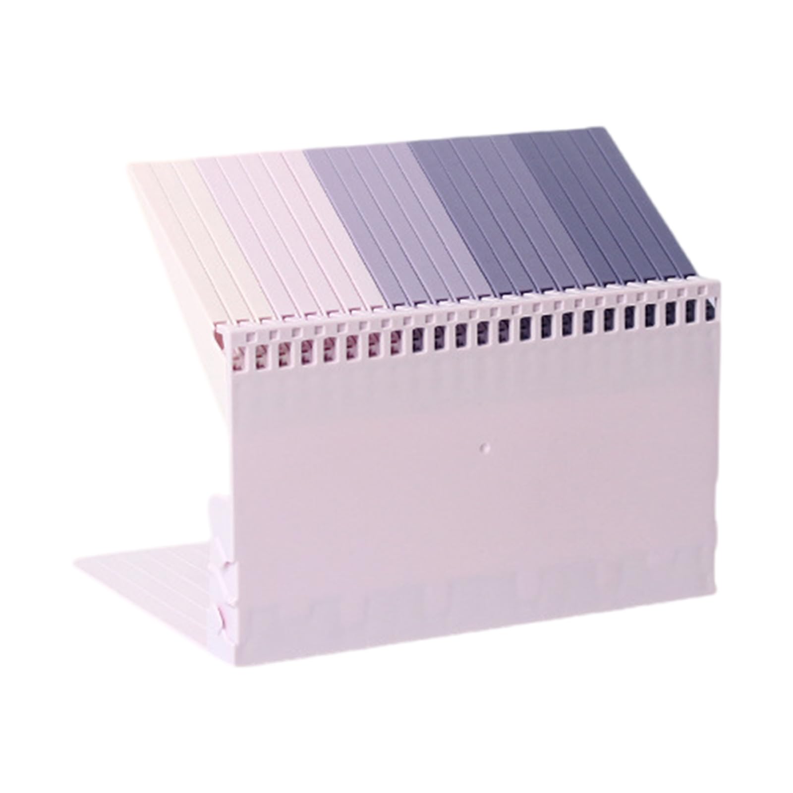 Gradients Color Bookends Clear Book Stoppers Piano Bookends Book Holders Stand for Library Bedroom Piano