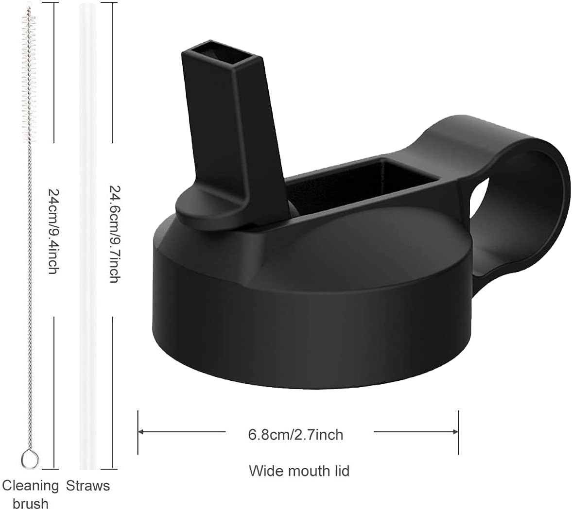 The Mass Wide Mouth Straw Lid Compatibility Most Sports Water Bottle - Image 3