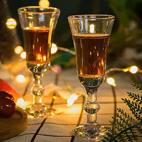 JAIEF Sherry Glasses,30ML Lead-Free Port Glass, Clear Shot Glasses | Liqueur Glasses (Set of 3) - Image 5