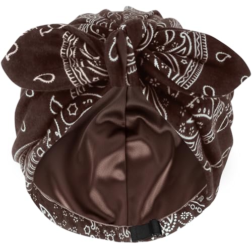 Ababalaya Satin Lined Beanies for Women Chemo Headwear...