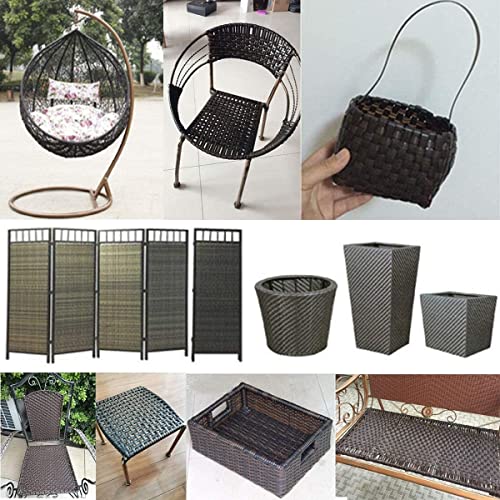 Mimbre de plástico para reparación de sillas, mesas y columpios de terraza, 500G 2
