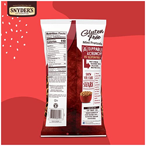 Image of Snyder's of Hanover Gluten Free Mini Pretzels, 8 Oz 1 bag