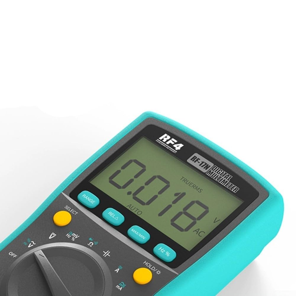Auto-Range Digital Multimeter 5999 Counts LCD Digital Multimeter Silicone Shockproof Holster Multimeter für Elektriker Auto-Identifikation Digital Multimeter 5999 Counts Temperatursensor Multimeter