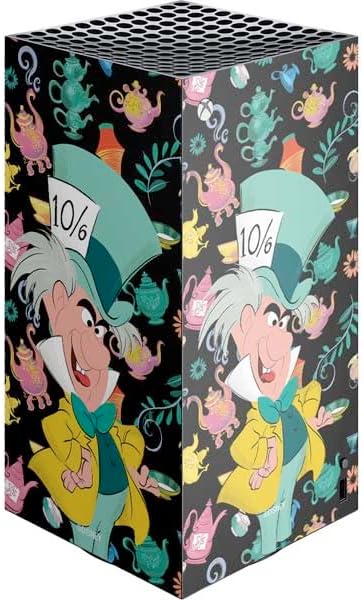 Skinit Decal Gaming Skin Compatible with Xbox Series X Digital Edition Console - Officially Licensed Disney Alice in Wonderland (Animated) Mad Tea Party Design