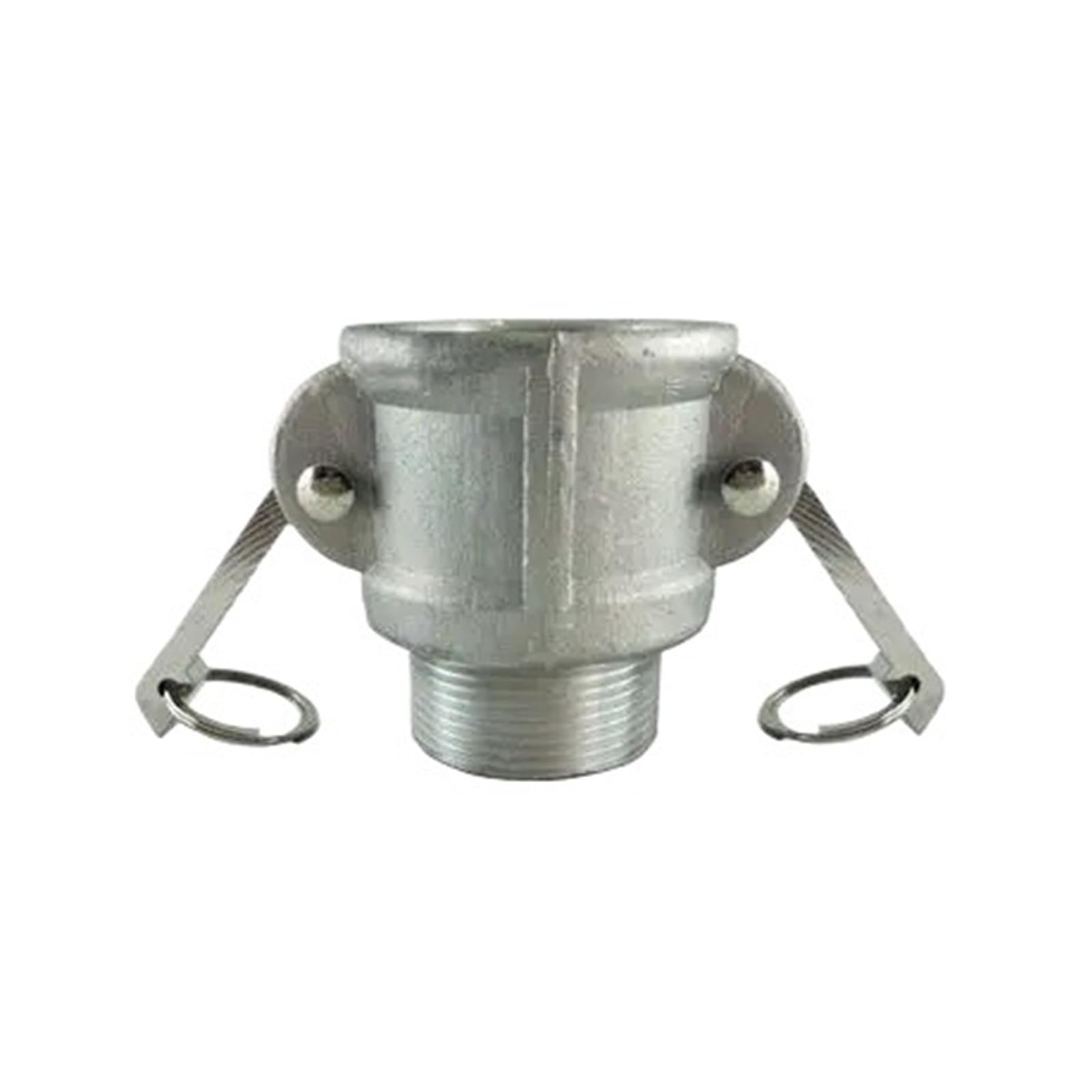 Conector adaptador de acoplamiento rápido con ranura de bloqueo de leva, rosca hembra macho BSPT de 3/4", 1", 2", 2,5", 3", 4", 5" y 6" de aleación de aluminio(Type B,6")