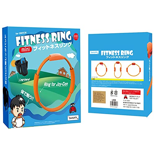 Image of PSS Fitness Ring Compatible with Ring Fit Adventure Nintendo Switch, Replacement for Ring Con with Leg Strap,Perfect for Kids 5 to 12 Old Age