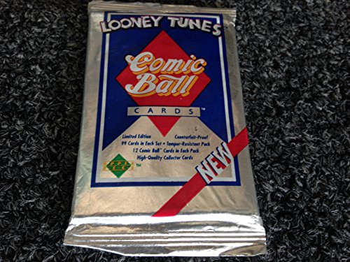Upper Deck Looney Tunes Limited Edition Comic Ball Trading Cards Pack - 12 cards per pack