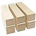 Ruelen Set di 6 blocchi di scultura in legno di tiglio, per principianti in scultura in legno immagine
