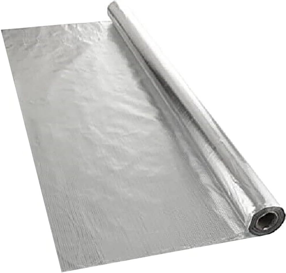 US Energy Products Highly Reflective Silver FOIL Mylar Film Insulation Sheets: Ideal for: Grow Room, Greenhouse, Farming, Plant Growth, Energy Saving, SAUNAS, and More: (24INCH X 10FT) Sheets