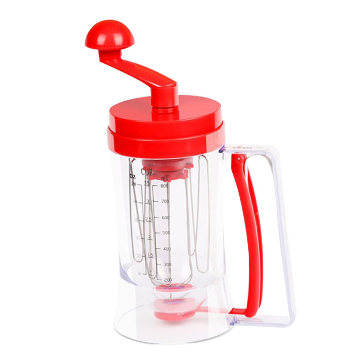 FELTECHELECTR Manual Mixing Dispenser Separator Tool Ideal for Crepe and Donut Wide Opening Pancake Maker