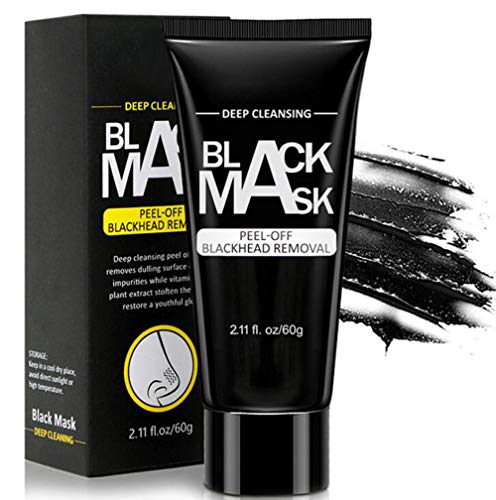 Blackhead Remover Mask, Charcoal Peel Off Mask, Deep Cleansing Black Mask, Activated For