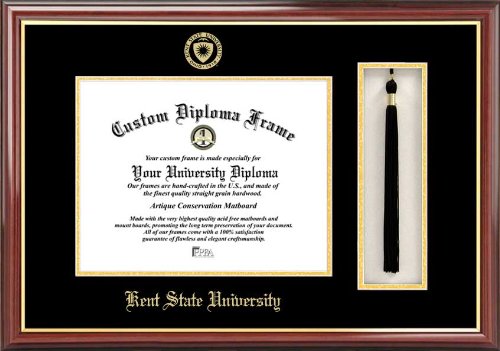 Campus Images Kent State University Tassel Box and Diploma Frame