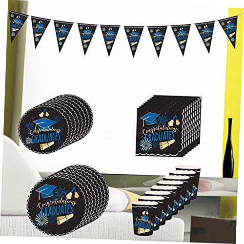 NOLITOY Conjuntos De Xícaras E Pires De 41 Peças Bandeira Kit De Flores De Papel Pratos Para Festa D