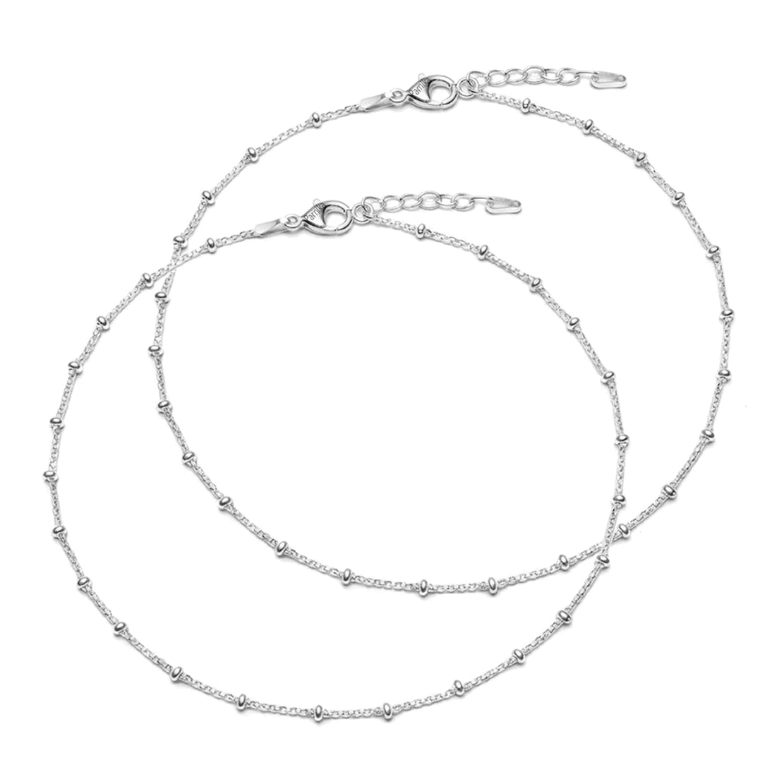 Parnika MJ 925 Beautiful Silver Payal (Anklet) in Pure 92.5 Sterling Silver for Women and Girls | With Certificate of Authenticity | Pure Chandi Payal | Gift for Her |