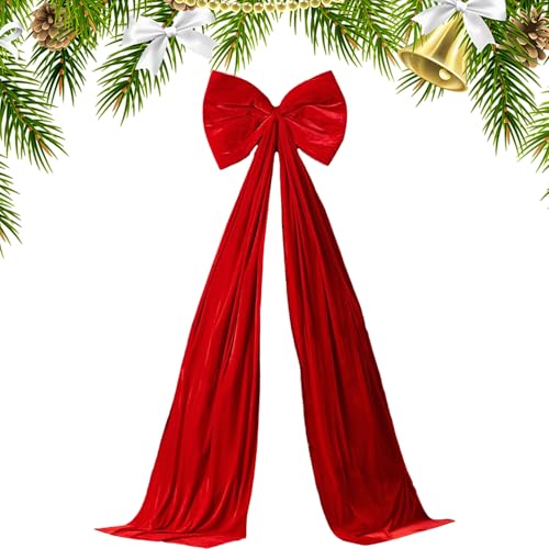 Arco de árbol de Navidad gigante que soluciona paredes vacías en fiestas interiores 8
