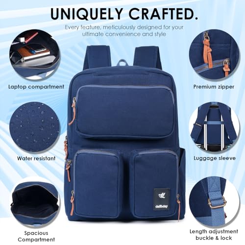 Image of Pro Backpack Large Capacity Travel Laptop Backpack | Lightweight Durable College Bookbag Men Woman 15.6 inch Computer Bag | Water Resistant Outdoor Backpacks With Multifunction Pockets