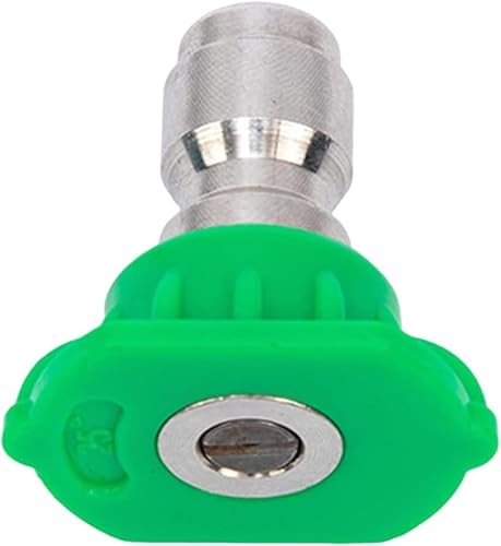 1 Pc Washer Nozzle Tip High Pressure Stable Lightweight High Strength Sprayer Nozzle Tip for Home, Pressure Washer Parts Accessories (Green)