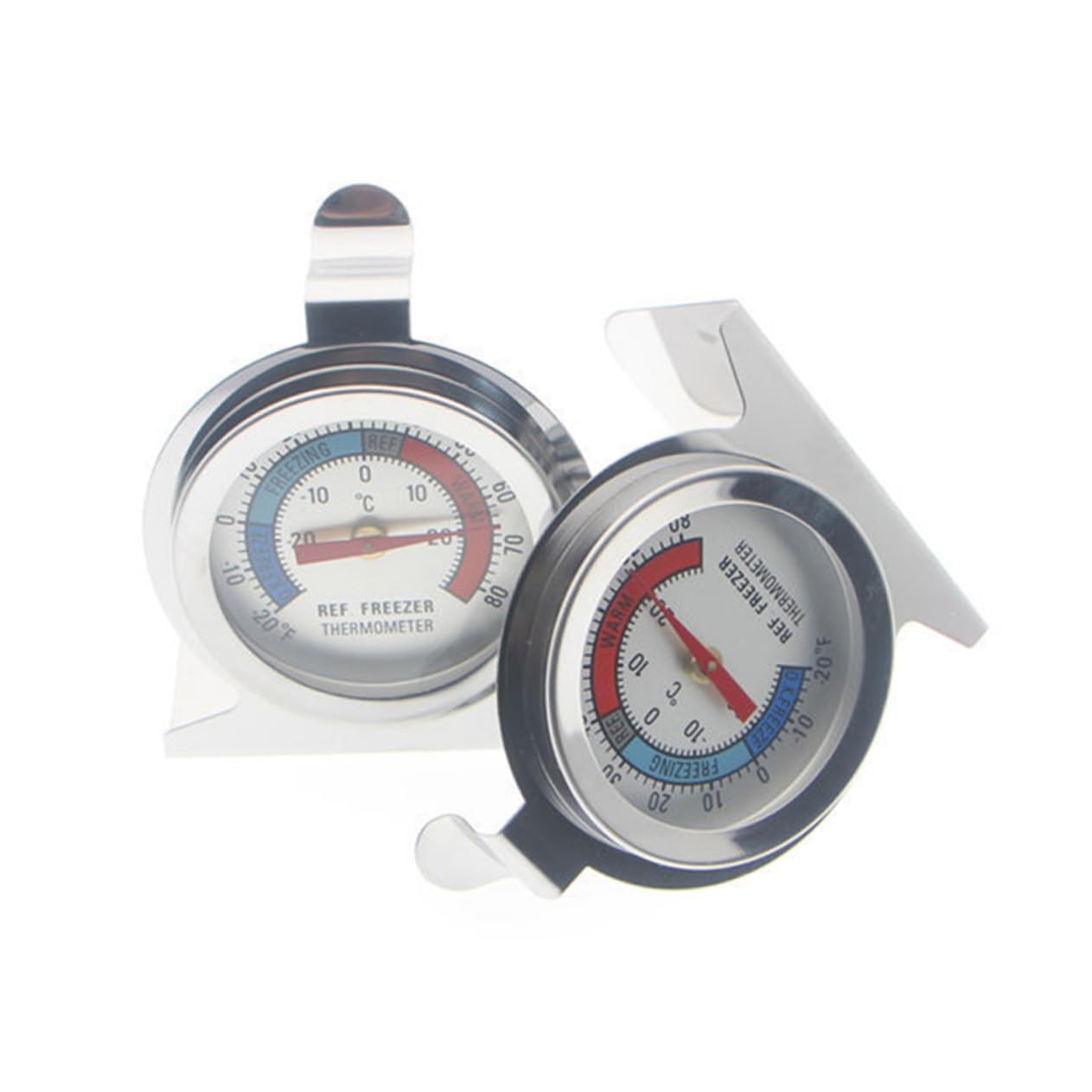 BESPORTBLE 6pcs Thermometer Room Temperature Monitor Indoor Temperature Fridge Cooler Fridge Temperature Monitor Freezer Monitor Freezers Stainless Steel Temperature Silver