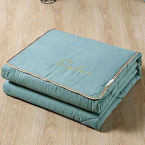 Pillow Quilt 2 In 1 With Embroidery Multifunctional Dual-Purpose Cushion Blanket Pillow Quilt For Office Break Air-Conditioned Room Car Etc(50*50cm)