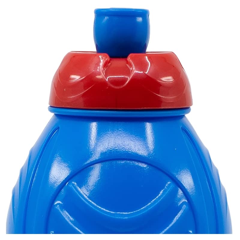 Botella Agua Deportiva Super Mario - 400 Ml - Plástico Libre BPA - Ideal Niños Y Deporte