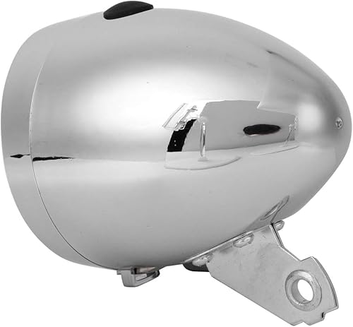 Miniatura 6 de Faro retro para bicicleta lámpara frontal de bicicleta vintage 3 luces LED antiniebla lámpara de seguridad nocturna con soporte para bicicleta de