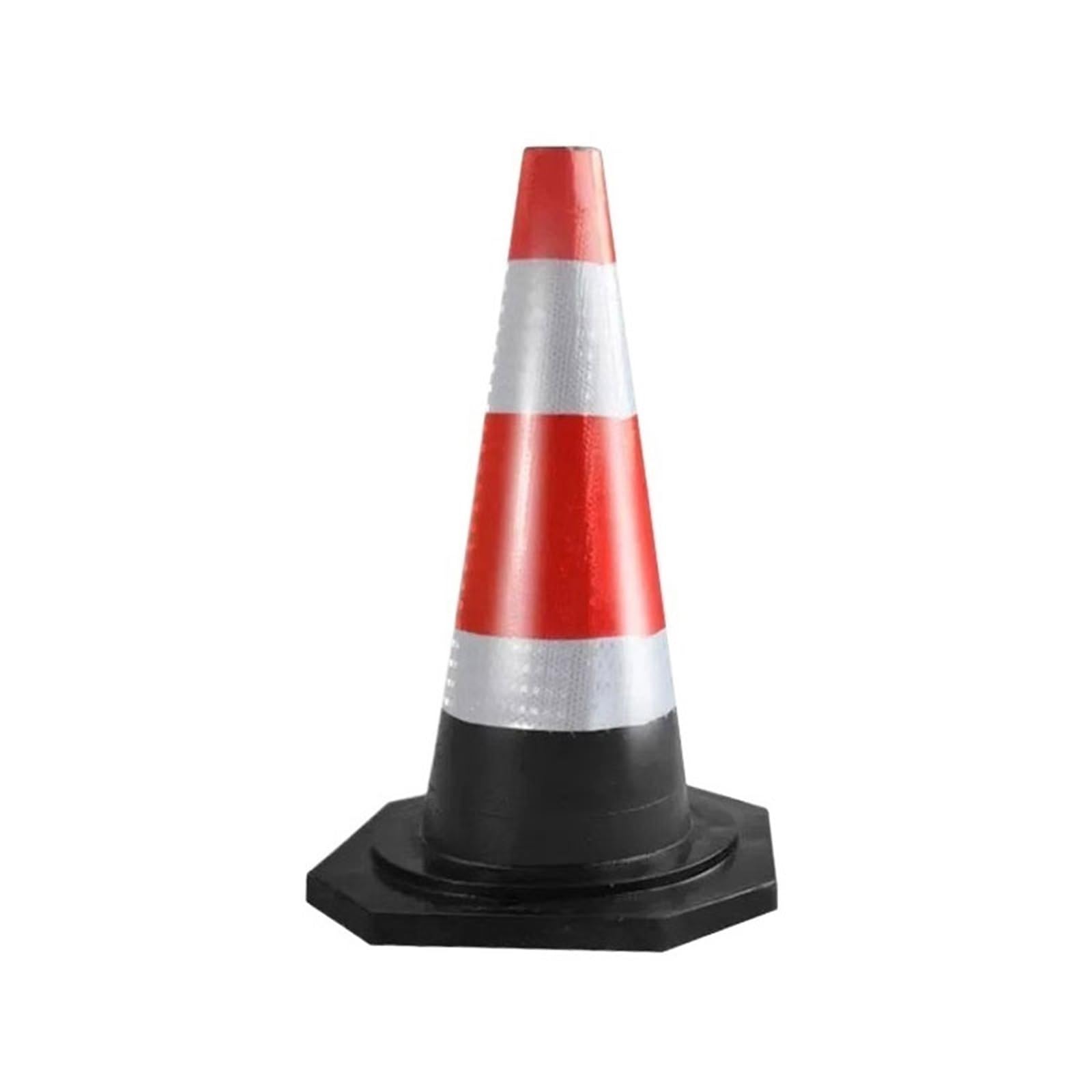 Cône de signalisation Lot de 5 cônes de sécurité routière avec bandes réfléchissantes for avertissement d'urgence de stationnement Route(Moyen)