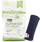 フィッシュ4 ドック スーペリア パピー 1.5kg【犬想いオリジナル今治ハンドタオルセット】【タオルカラー ネイビー】【正規品】