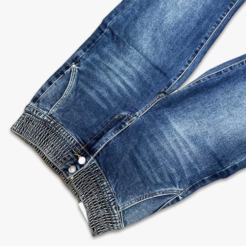 Women’s Stretchy Skinny Jeans – High Waist, Tummy Control, Soft Denim, Plus & Regular Sizes, Comfortable, Flexible - Blue3