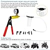 Awsuc Brake Bleeding Kit Vacuum Pump Pressure Tester Gauge Set, Brake Bleeder Kit Hand Held Pressure Vacuum Pump Tester, Manual Brake Clutch System Fluid Bleed Kit One Man for Car Motorcycle Motorbike #2