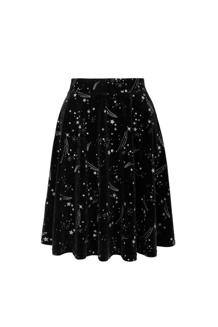 Hell Bunny Cosmic Dust Skirt Blk
