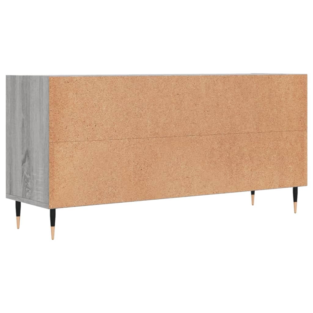 vidaXL Szafka pod TV, szary dąb sonoma, 103,5x30x50 cm