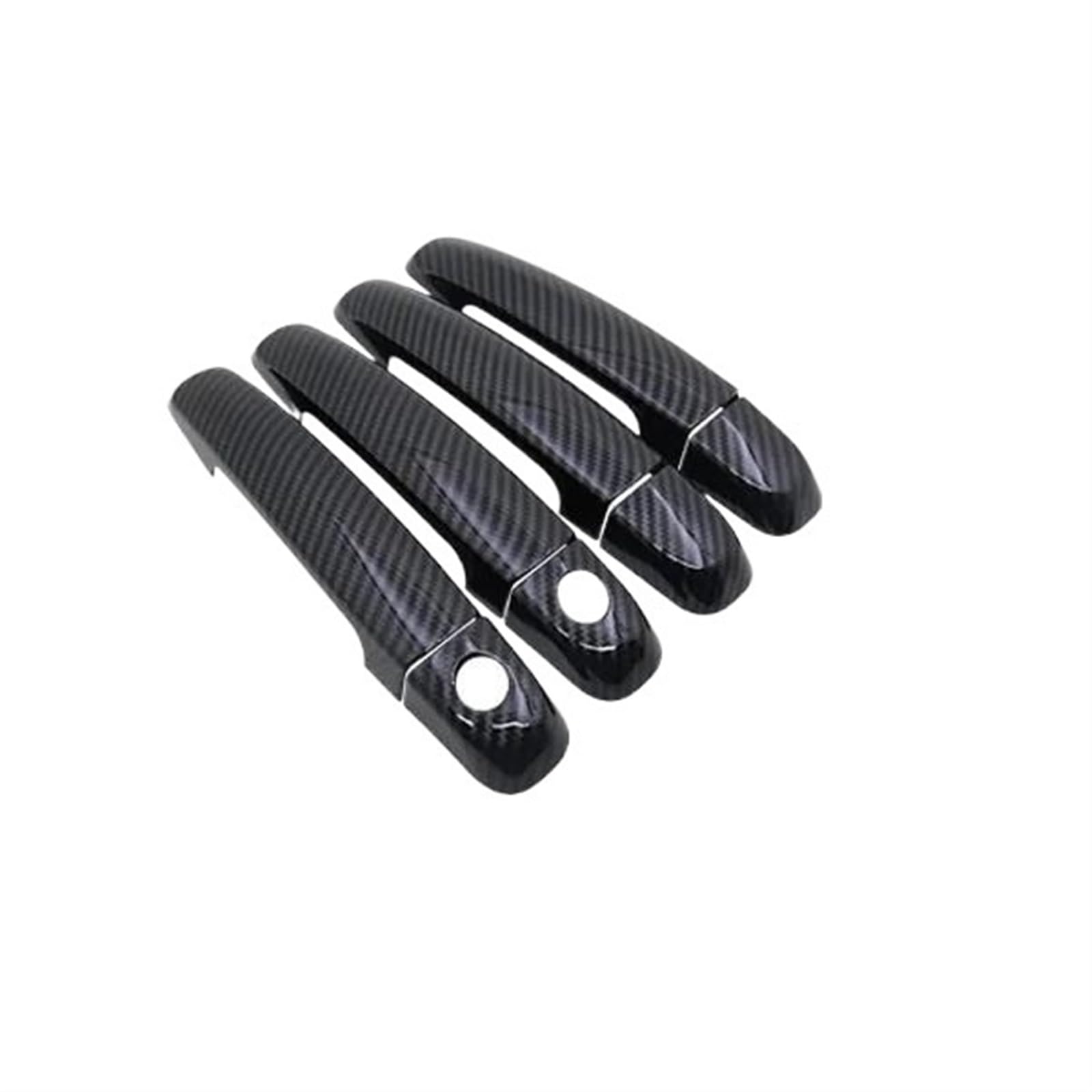 Lzbzhb 4Handle 2 Kyeholes Car Exterior Outsidedoor Handle For Suzuki For Swift For Maruti For Dzire 2004~2010 Car Exterior Accessories Sticker Carbon Fiber For Smart Door Handle Cover(4Handle 2 Kyeholes)