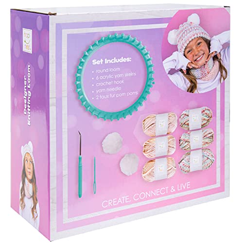 Hapinest 3992 Learn To Knit Hat & Scarf Knitting Loom Kit thumb #1