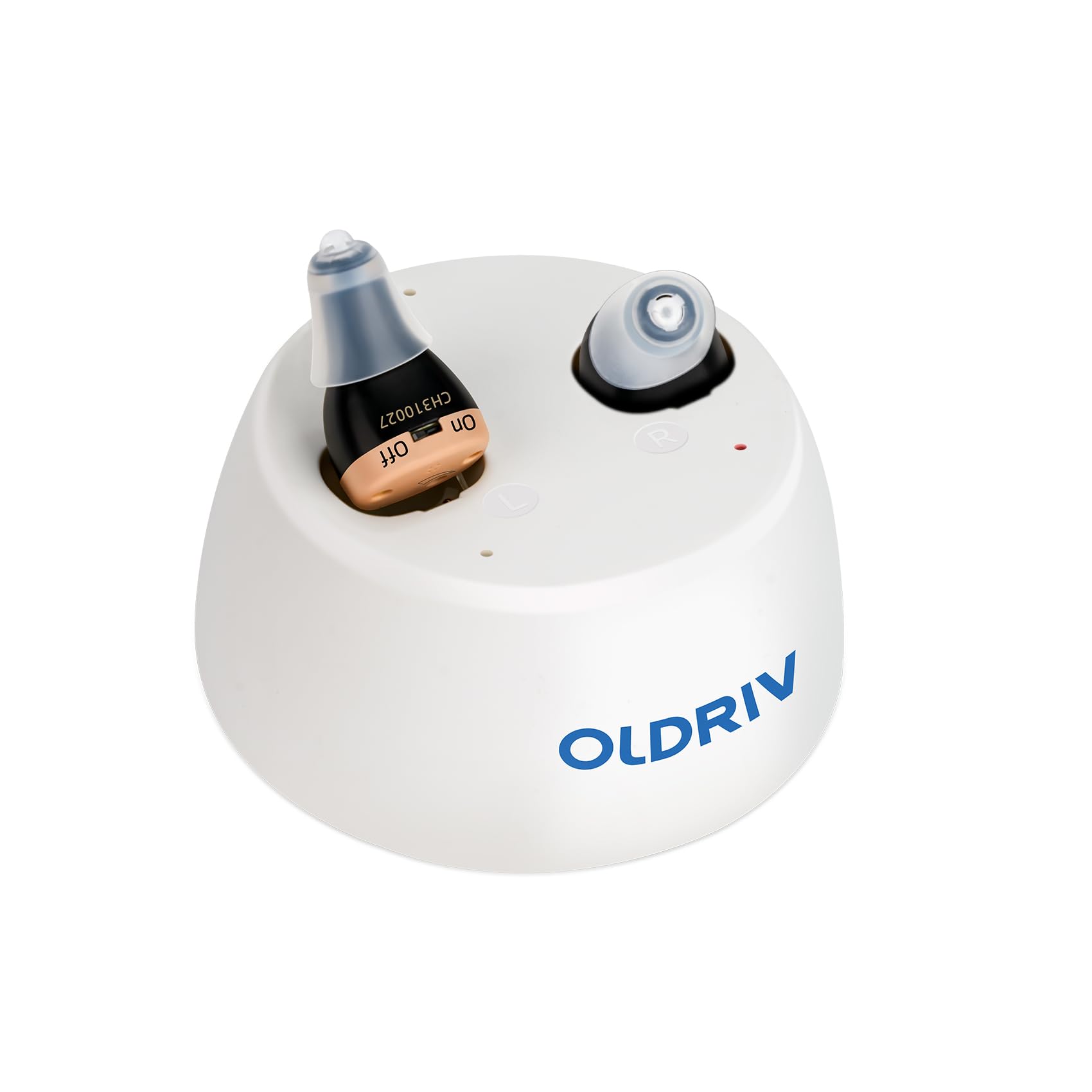 Photo 1 of OLDRIV Hearing Aids for Seniors, Completely-in-Canal (CIC) Hearing Aids for Adults Rechargeable OTC Digital Hearing Aids with Noise Cancelling, Black 1 Pairs