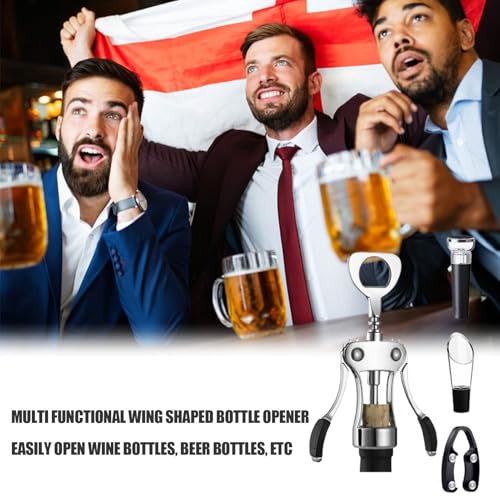 Abrebotellas de vino para cenas, barbacoas y camping 4