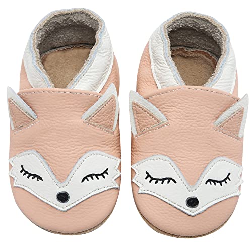 IceUnicorn Krabbelschuhe Baby Lauflernschuhe Jungen Weiche Leder Babyschuhe...