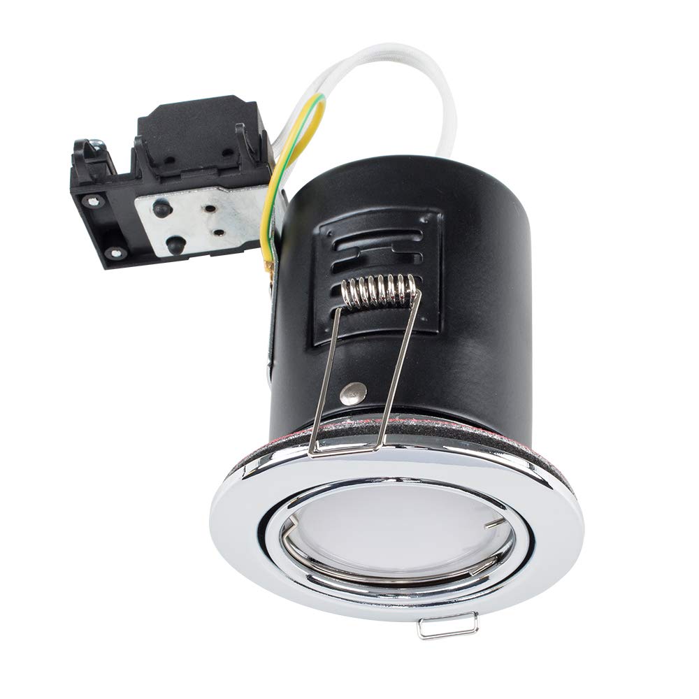 Modern 3 Way LED Chrome Ceiling Light - Lighting From - View #2