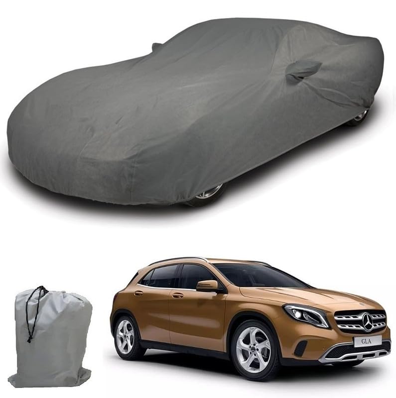 Image of ARCUATE Triple Layer Custom fit Car Body Cover for Mercedes Benz GLA 200 |Top Layer Dustrproof | Middle Layer Waterproof | Bottom Layer Scratch Protection | Outdoor Indoor Fabric