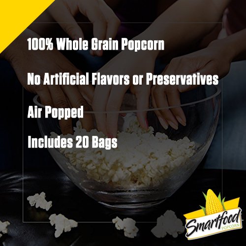 Smartfood Popcorn Yellow Variety Pack, 20 Count