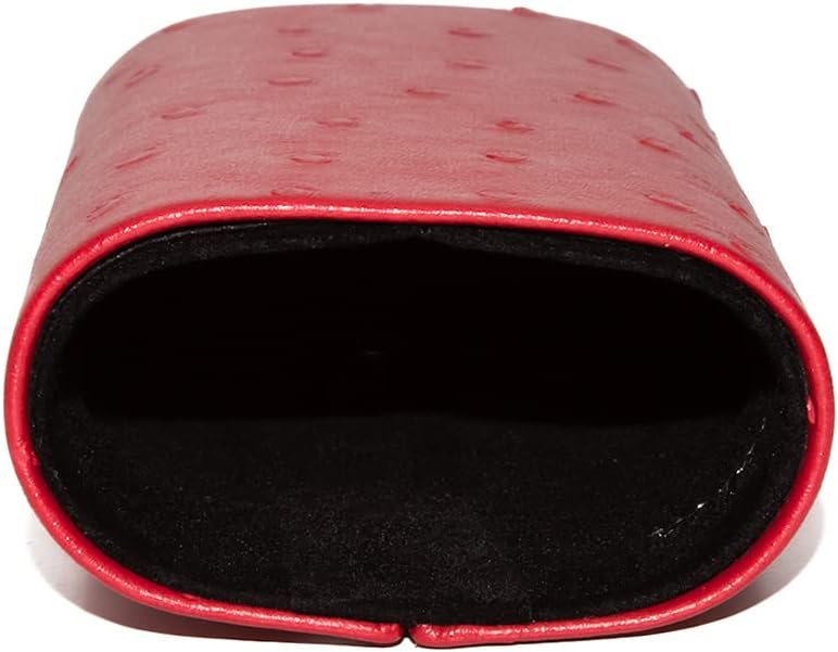 Calabria Desktop Eye Glasses Holder Soft Lining Weighted Base Eyeglasses Stand Case Desks Nightstands PU Leather Mens Womens - Image 4