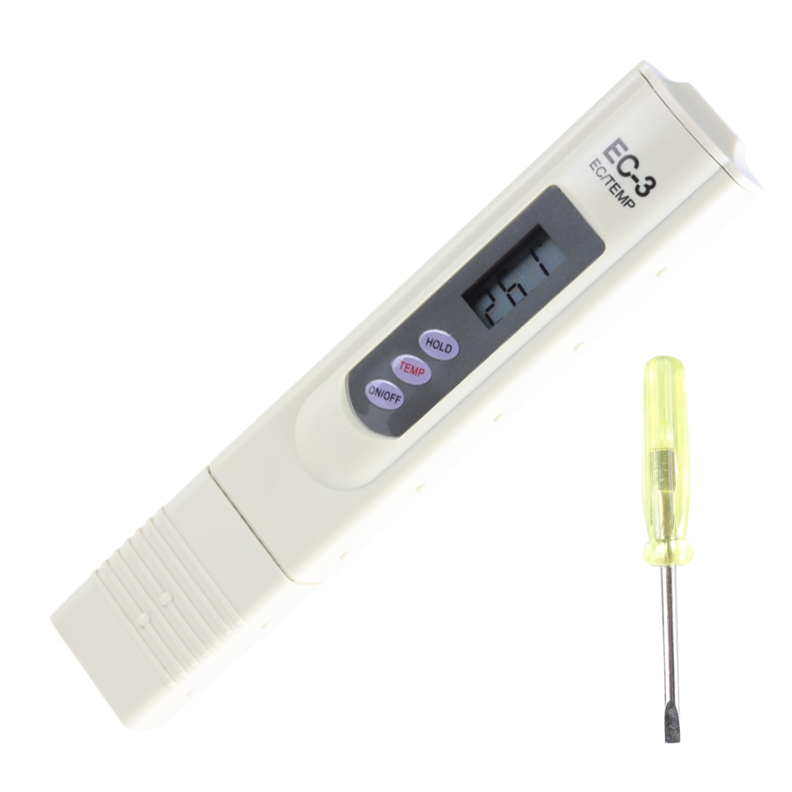Misuratore di conducibilità elettrica, misuratore digitale 1-9990µS portatile tester di conducibilità elettrica e misuratore di temperatura portatile penna di prova