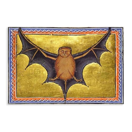 Toile Aberdeen Bestiary de qualité supérieure, impression murale d'art moderne 30x45 cm