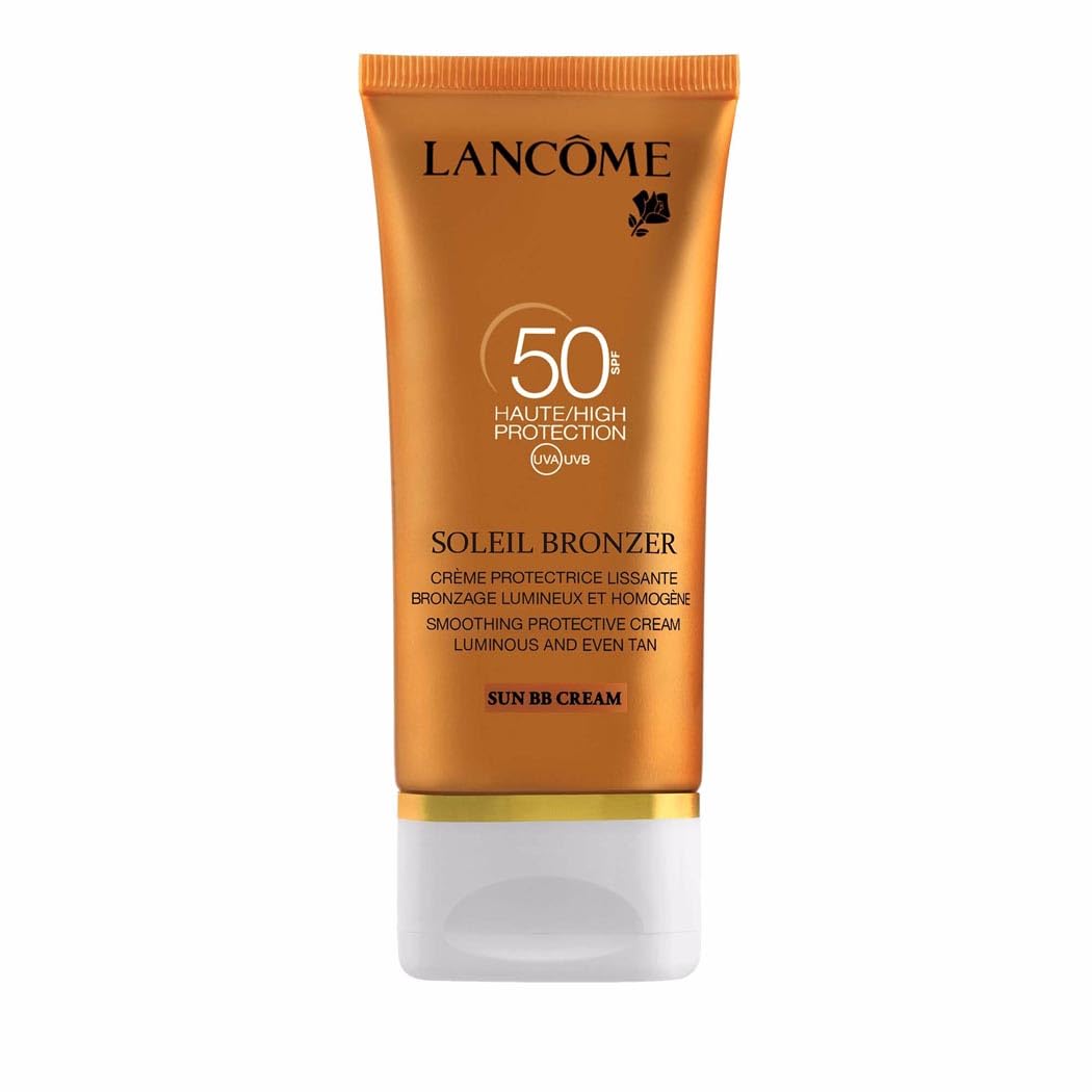 Lancôme Soleil Bronzer SPF 50 BB Cream - Tinted Face Sunscreen for Even Skin Tone & Sun Protection, 50ml